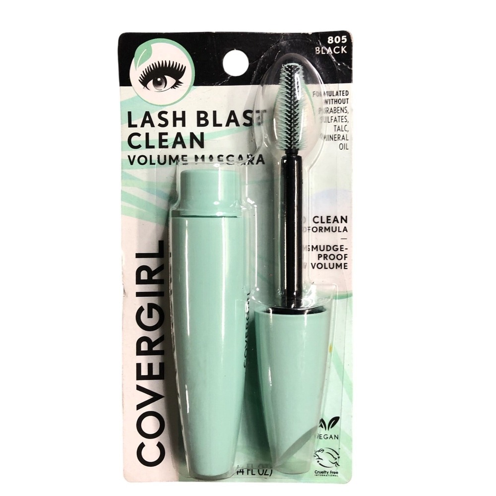 COVERGIRL Lash Blast Clean Volume Mascara‎ 805 Black Vegan Cruelty Free NEW